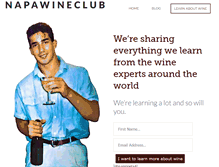 Tablet Screenshot of napawineclub.com